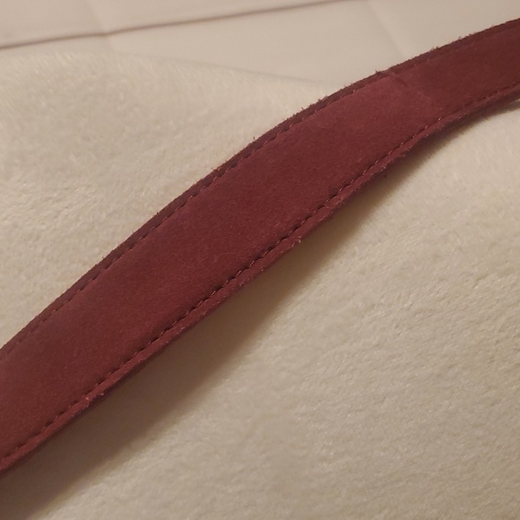 NWOT FREE PEOPLE ZAHARA SUEDE MULBERRY MESSENGER BAG - Picture 10 of 14